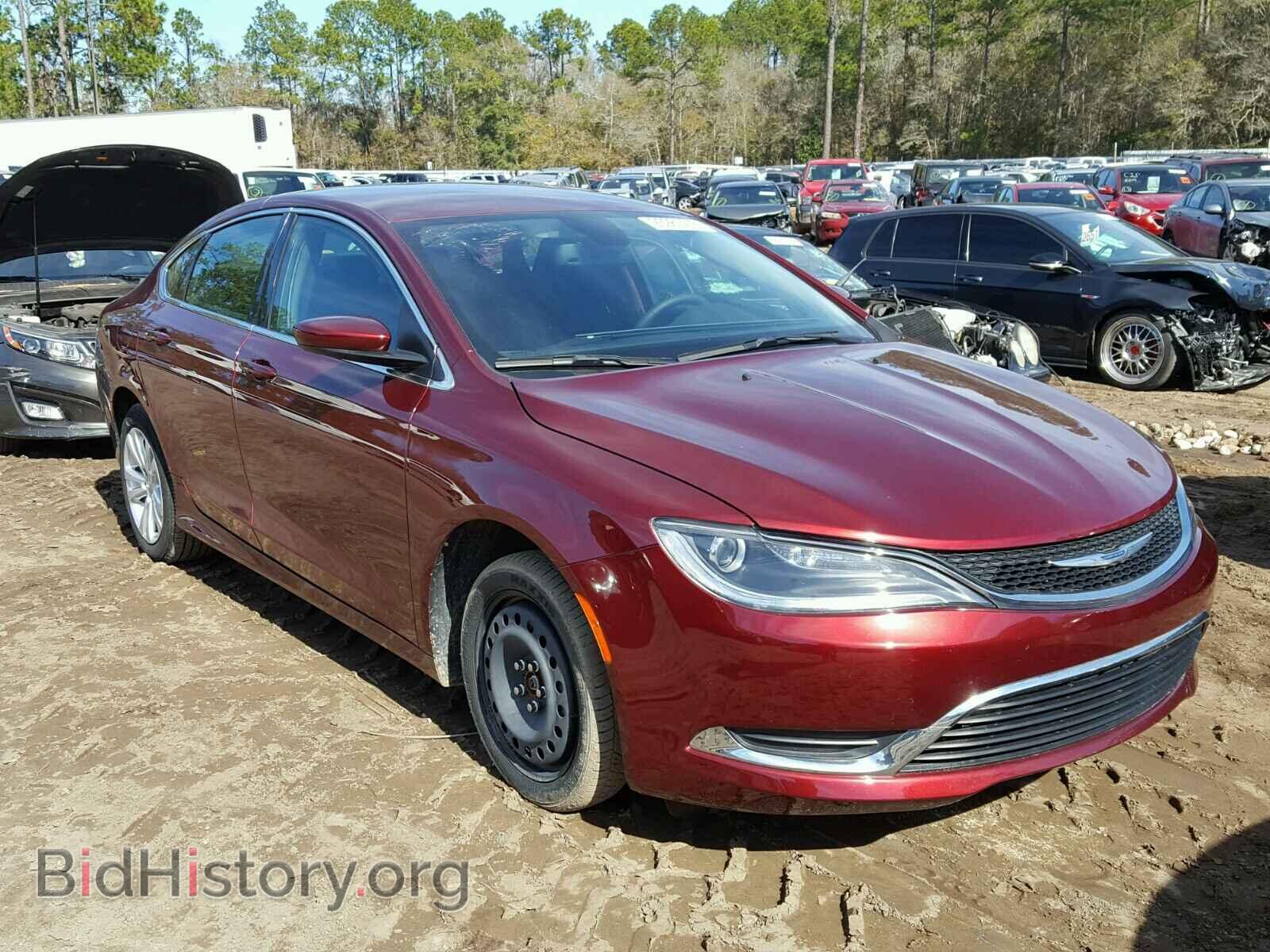 Фотография 1C3CCCAB0GN189529 - CHRYSLER 200 2016