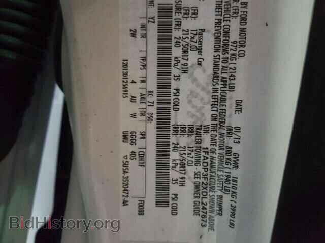 2013 FORD FOCUS - VIN: 1FADP3F2XDL247673 - Фото 10