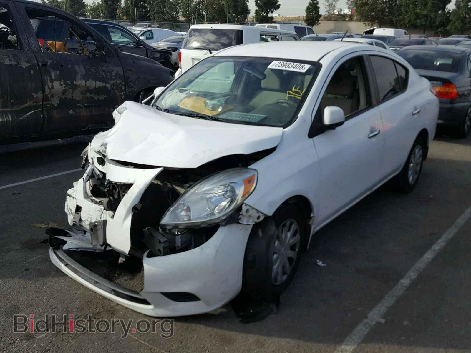 2012 NISSAN VERSA - VIN: 3N1CN7AP5CL860148 - Фото 2