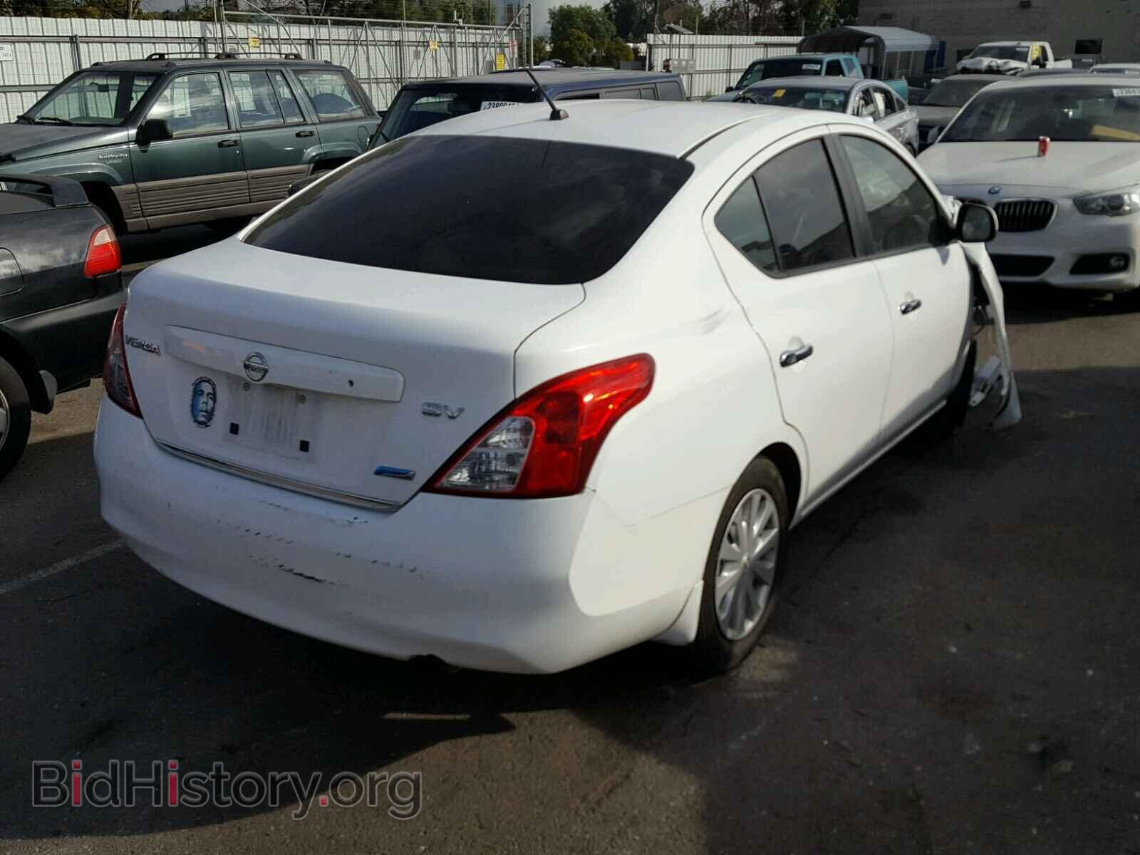 2012 NISSAN VERSA - VIN: 3N1CN7AP5CL860148 - Фото 4
