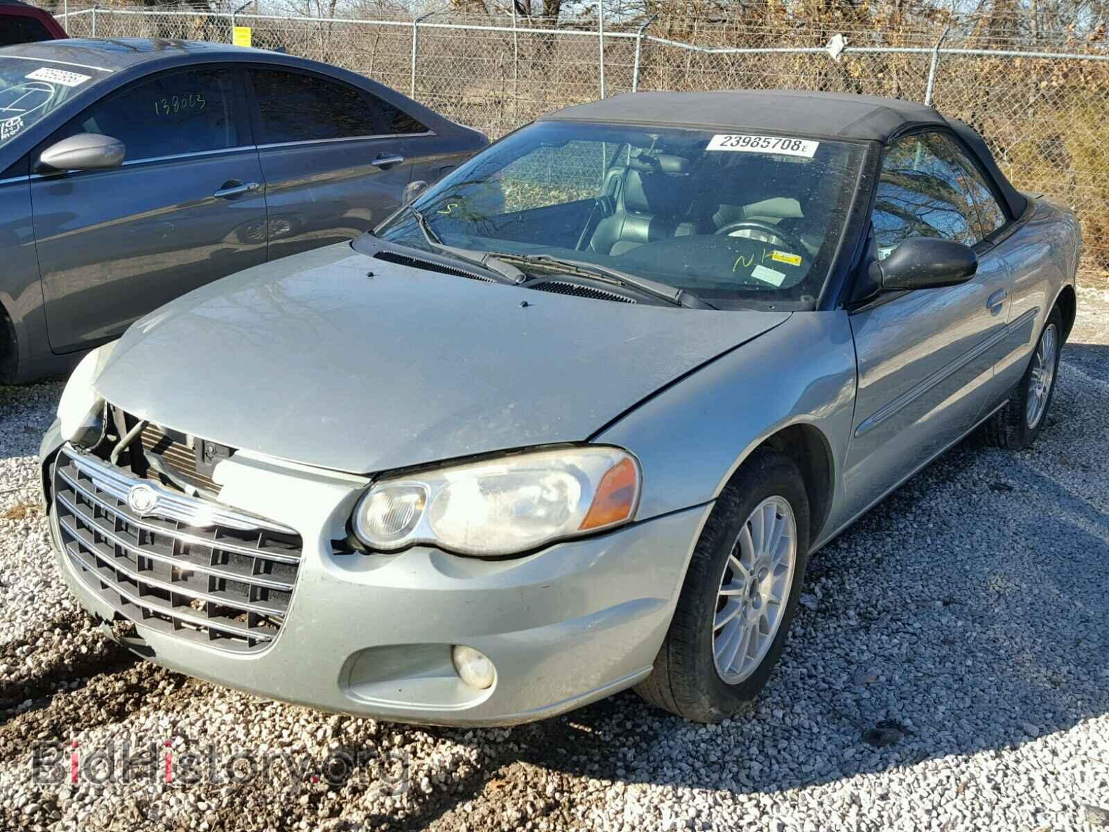2005 CHRYSLER SEBRING - VIN: 1C3EL55R45N576707 - Фото 2