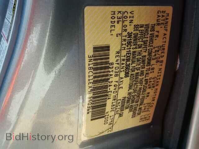 2009 NISSAN VERSA - VIN: 3N1BC11EX9L350366 - Фото 10