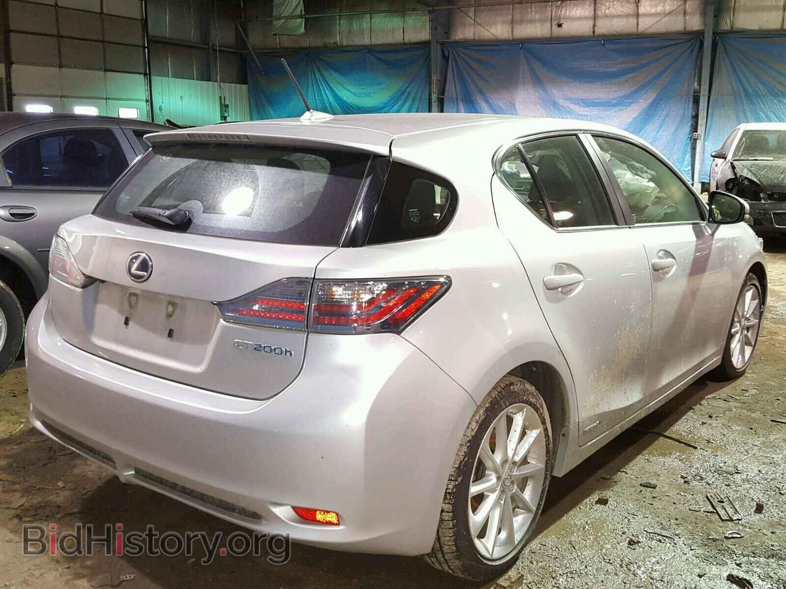 2012 LEXUS CT 200 - VIN: JTHKD5BH0C2061241 - Фото 4