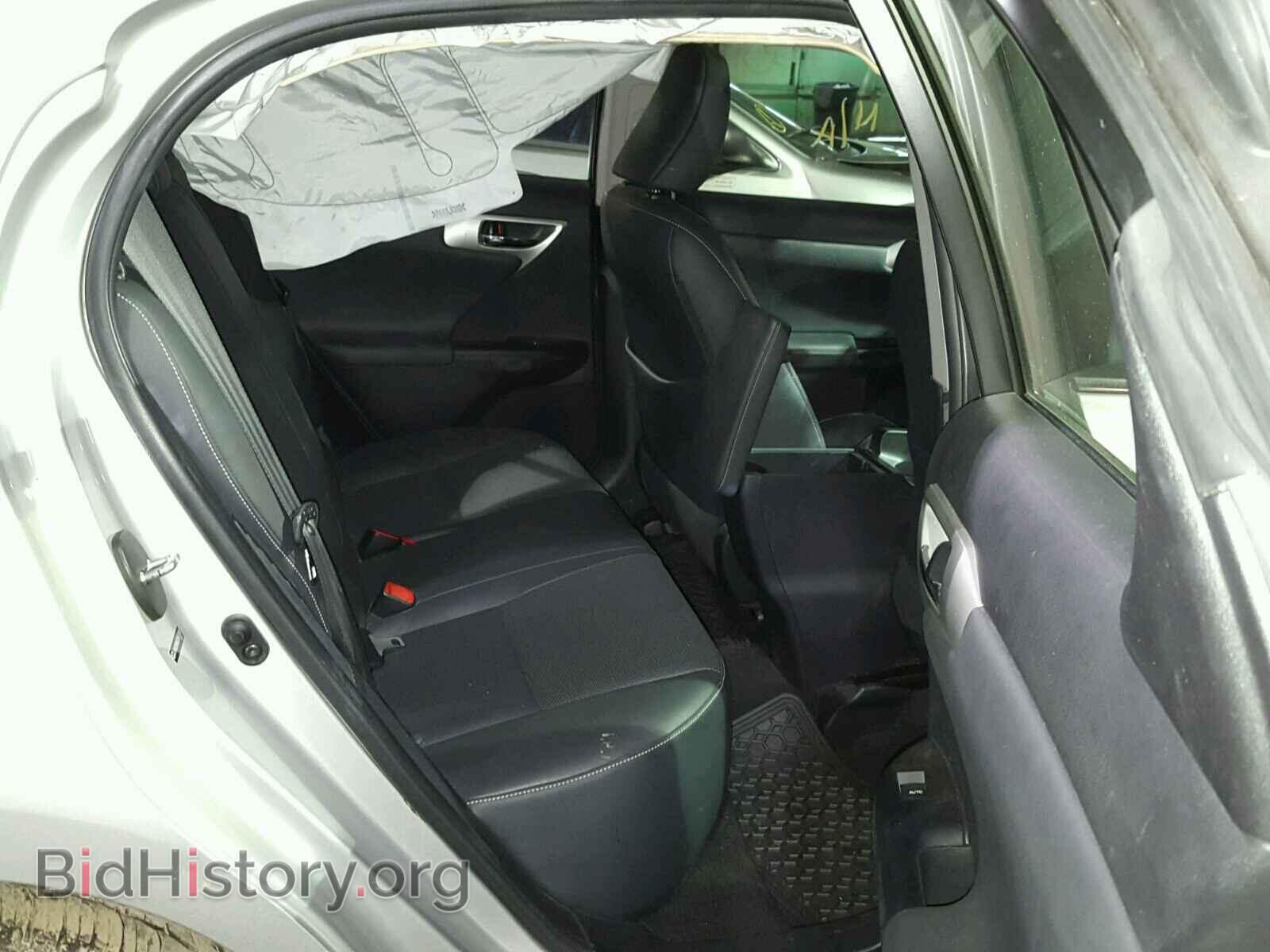2012 LEXUS CT 200 - VIN: JTHKD5BH0C2061241 - Фото 6