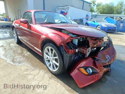 2012 Mazda MIATA MX-5 Miata, burgundy — VIN JM1NC2PF1C0220304, Copart