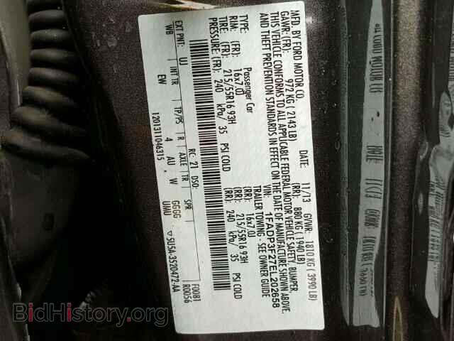 2014 FORD FOCUS - VIN: 1FADP3F27EL202658 - Photo 10