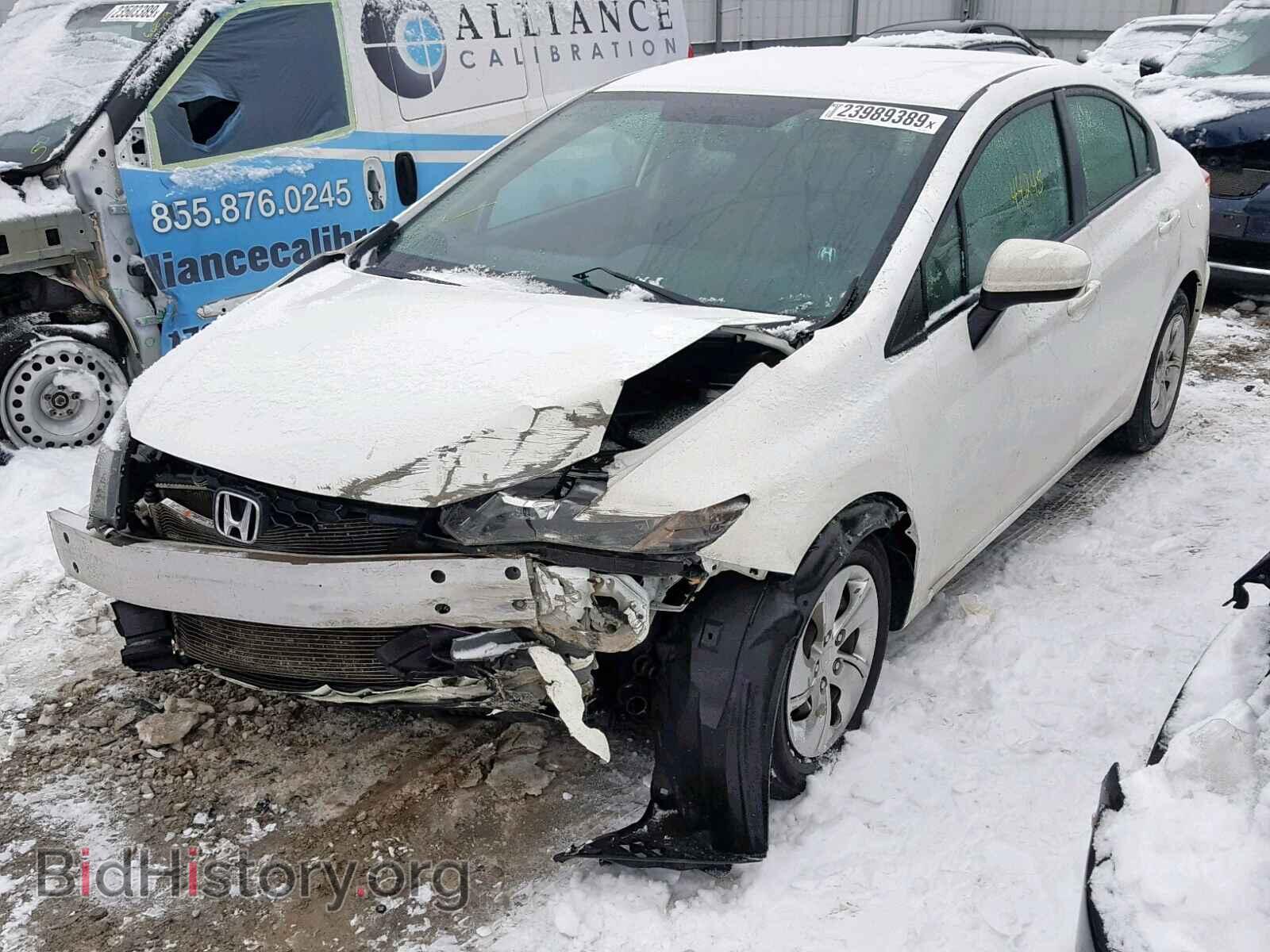2015 HONDA CIVIC LX - VIN: 19XFB2F57FE036111 - Фото 2