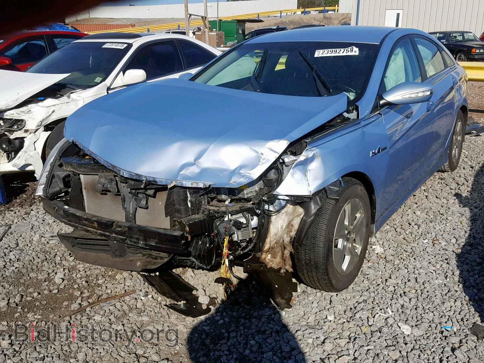 2012 HYUNDAI SONATA - VIN: KMHEC4A44CA036435 - Фото 2