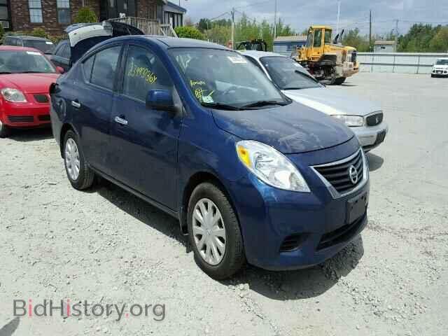 2014 Nissan VERSA (VIN 3N1CN7AP3EL876710) — фото 1 из 10, Copart, повреждение: задняя часть