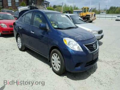 2014 Nissan VERSA, blue — VIN 3N1CN7AP3EL876710, Copart