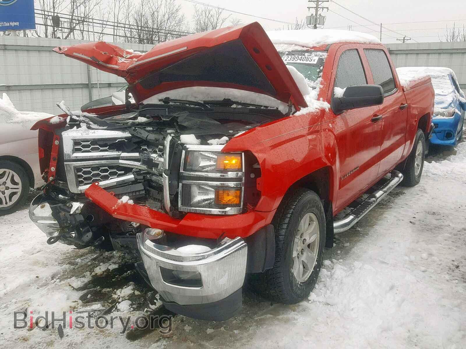 2014 CHEVROLET SILVERADO - VIN: 3GCUKRECXEG261819 - Фото 2