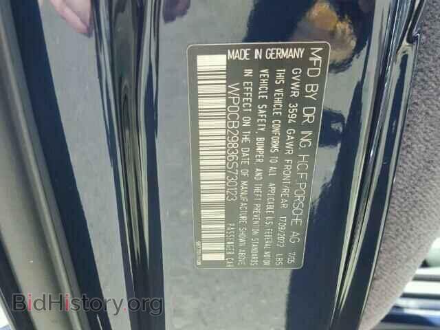 2006 PORSCHE BOXSTER - VIN: WP0CB29836S730123 - Фото 10