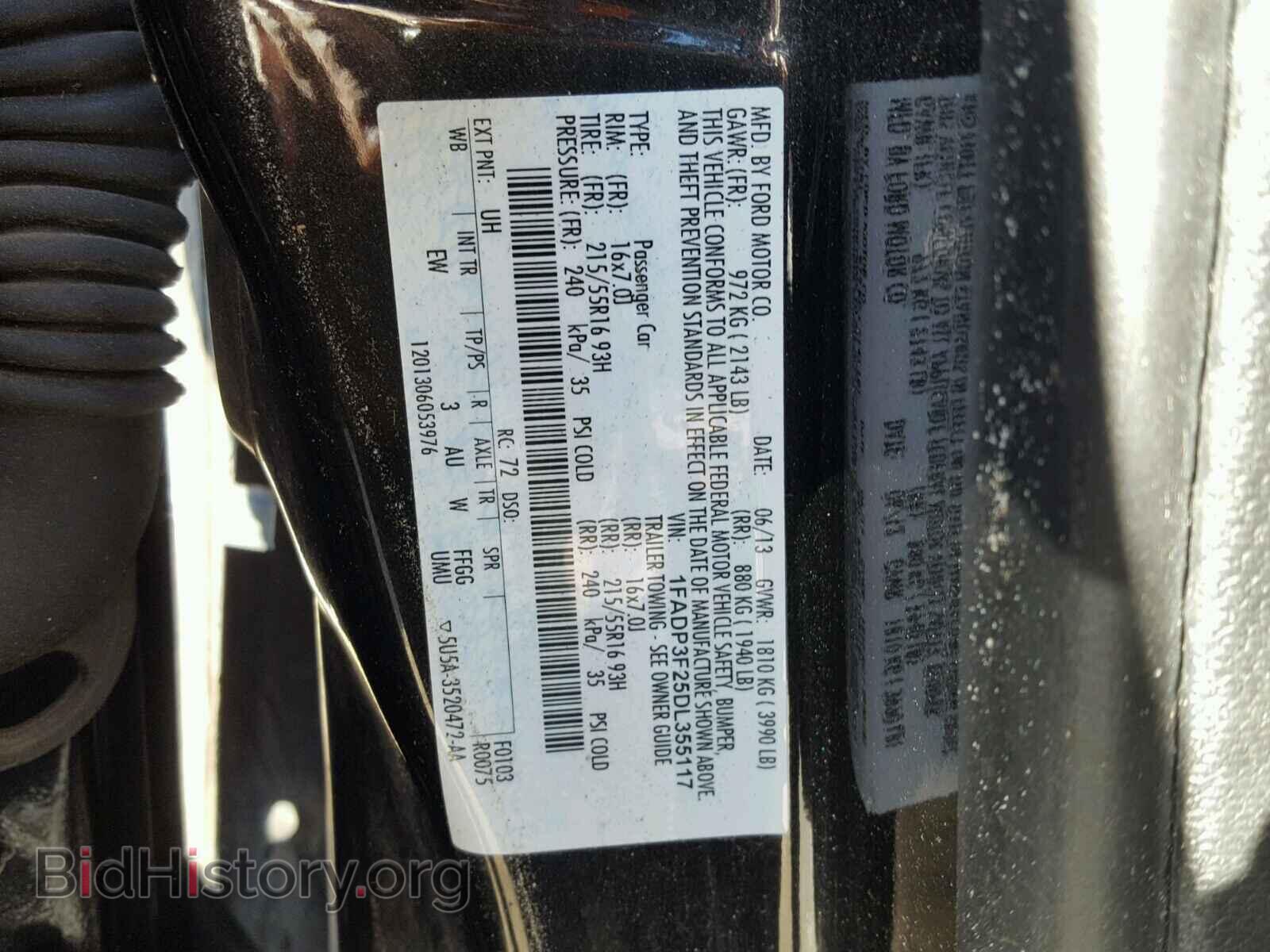 2013 FORD FOCUS - VIN: 1FADP3F25DL355117 - Photo 10