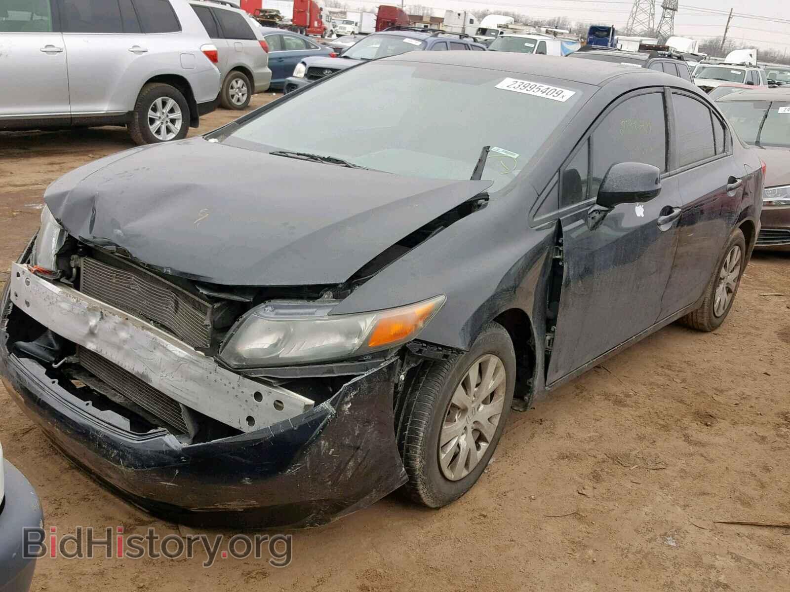 2012 HONDA CIVIC LX - VIN: 19XFB2F51CE042109 - Фото 2