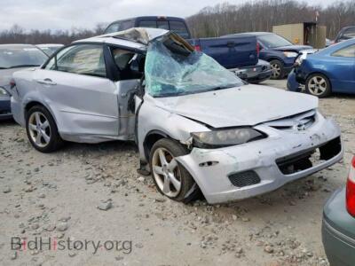 2007 Mazda 6 6 I, серебристый — VIN 1YVHP80C975M33976, Copart