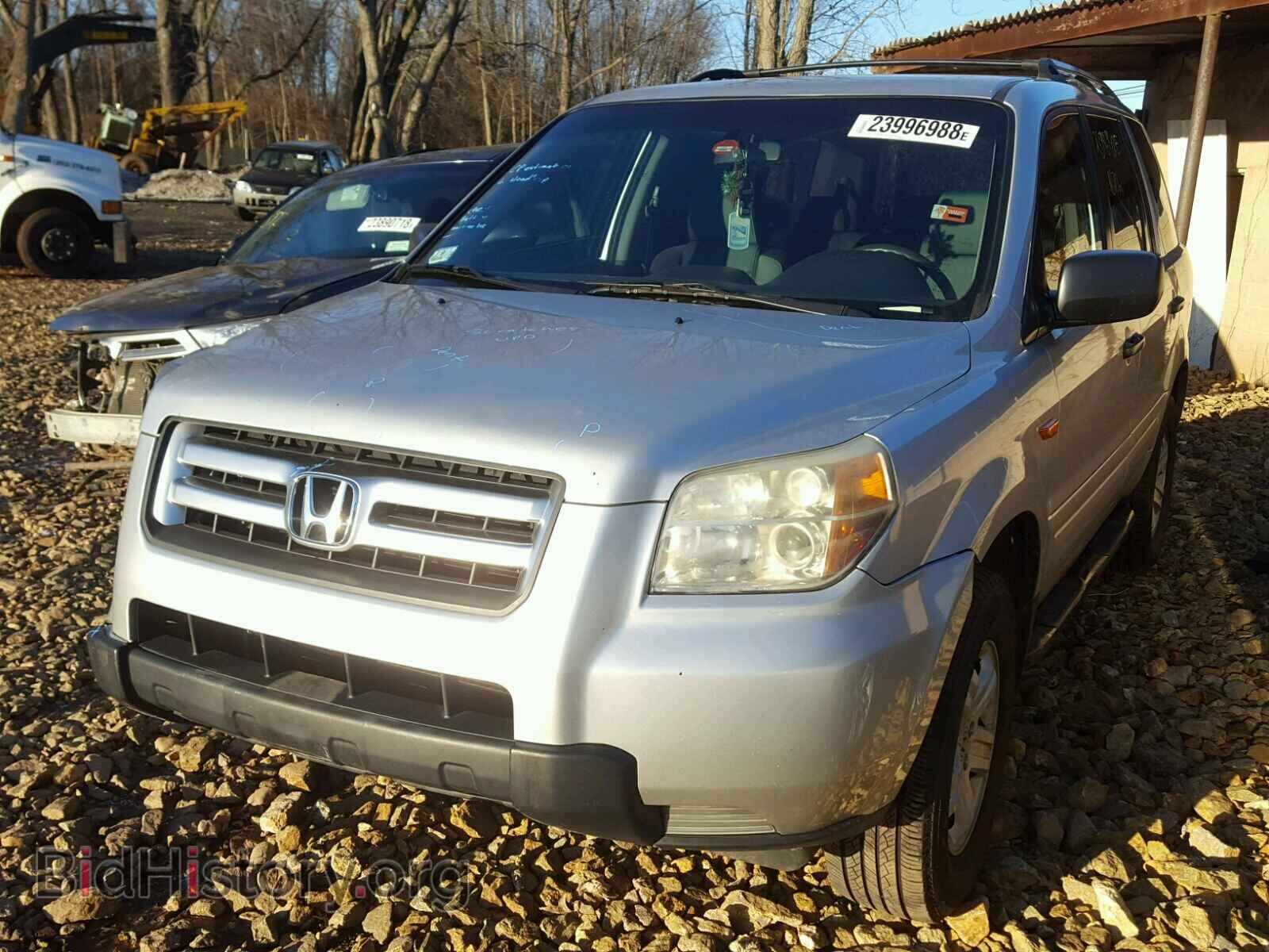 2006 HONDA PILOT - VIN: 2HKYF18126H542815 - Фото 2