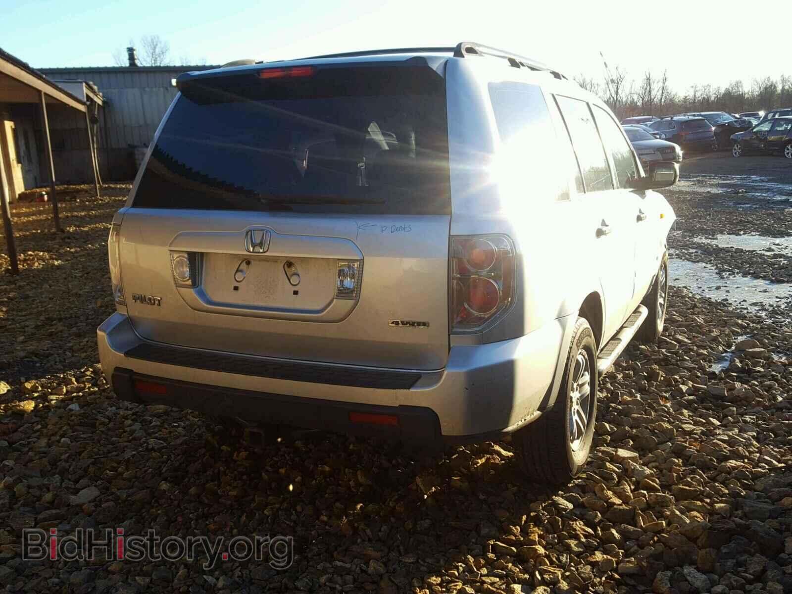 2006 HONDA PILOT - VIN: 2HKYF18126H542815 - Фото 4