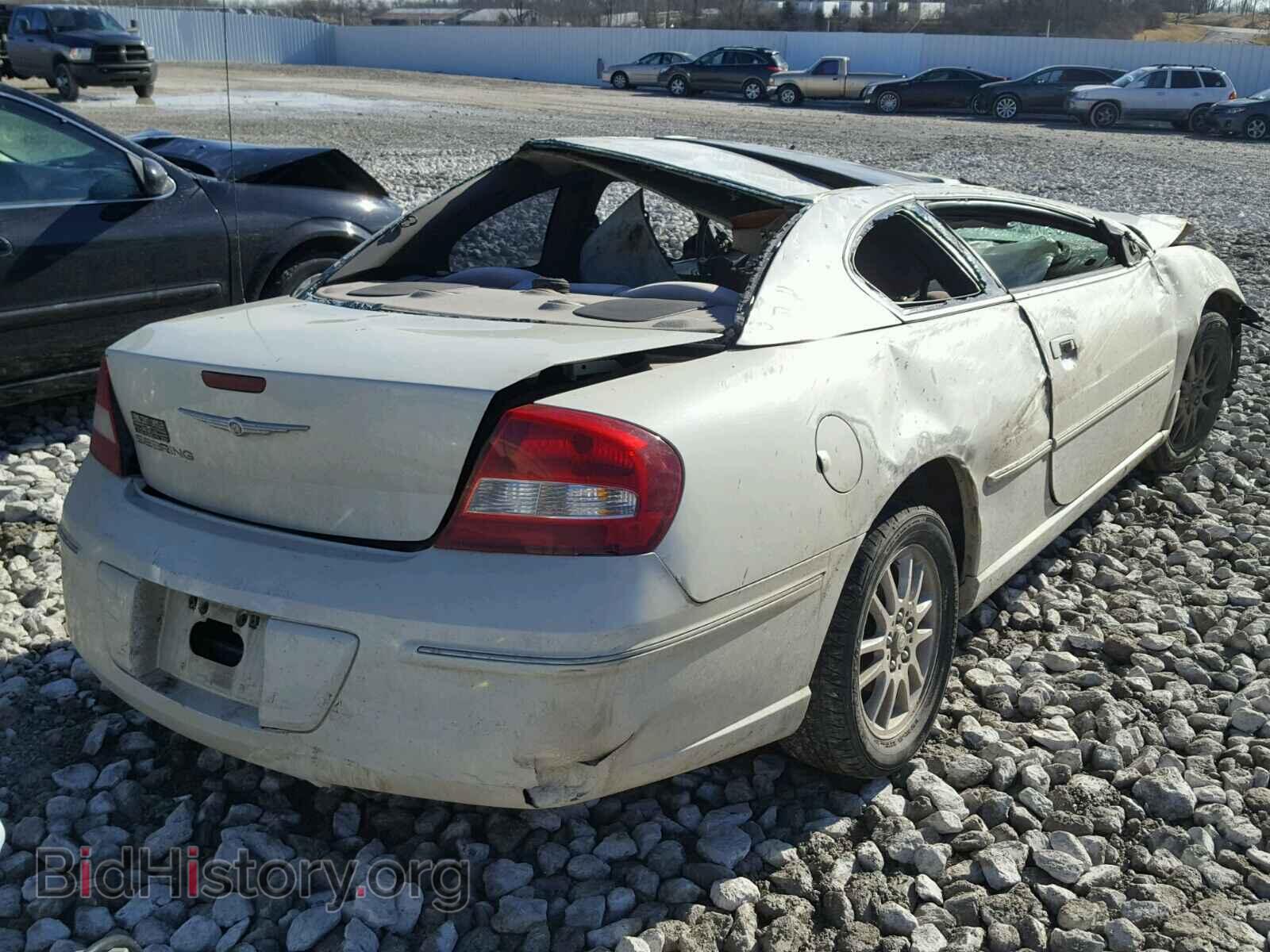 2004 CHRYSLER SEBRING - VIN: 4C3AG42G74E049743 - Фото 4