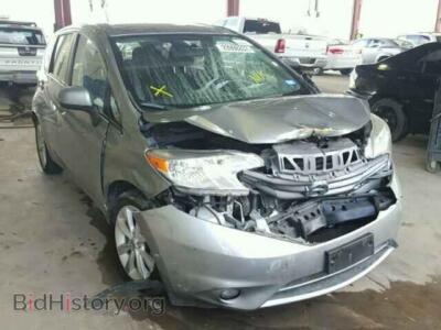 2014 Nissan VERSA Versa Note, silver — VIN 3N1CE2CP2EL373458, Copart