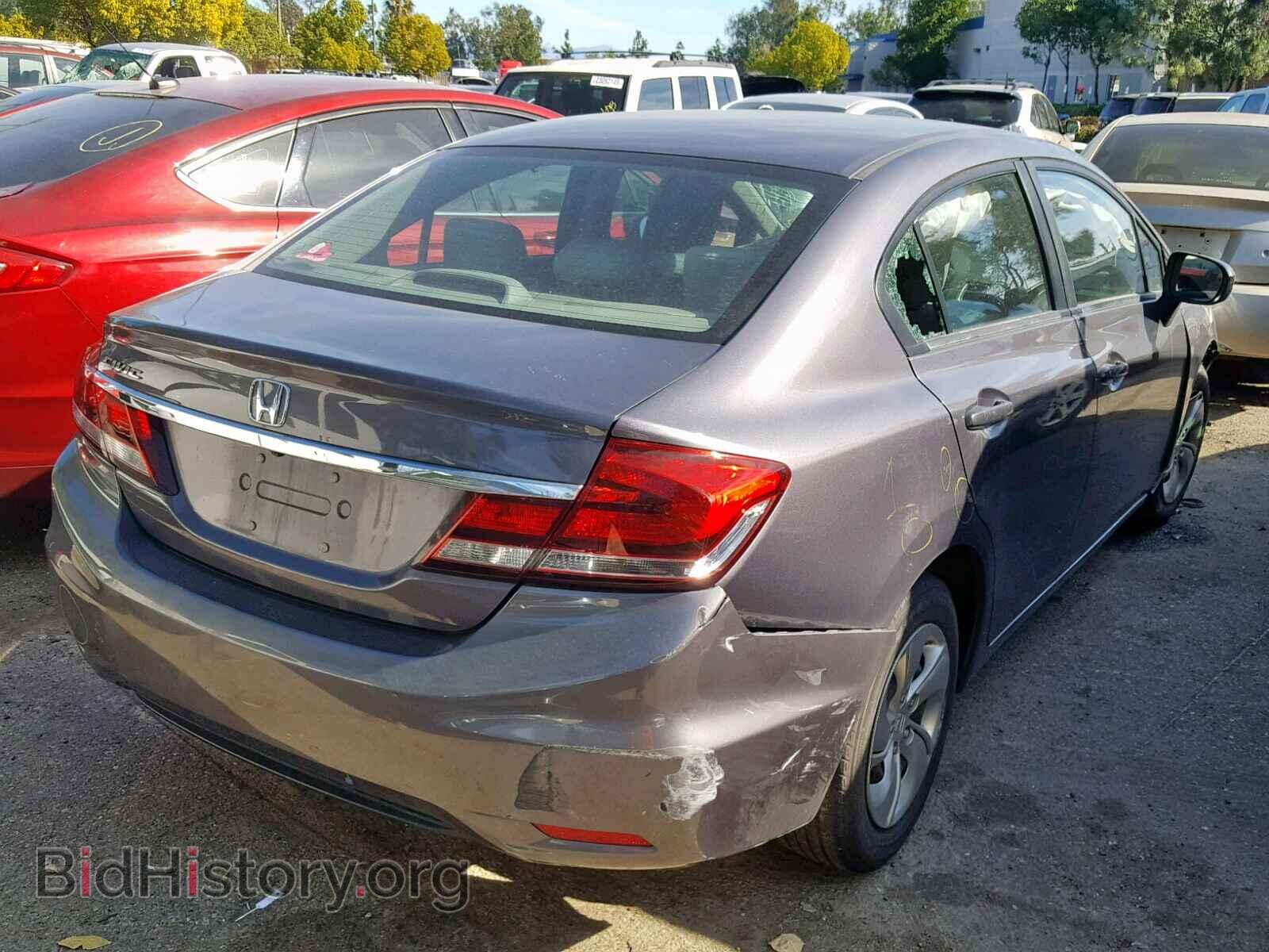 2014 HONDA CIVIC LX - VIN: 19XFB2F51EE253152 - Фото 4