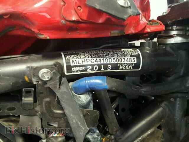 2013 HONDA CBR CYCLE - VIN: MLHPC4410D5003485 - Фото 10