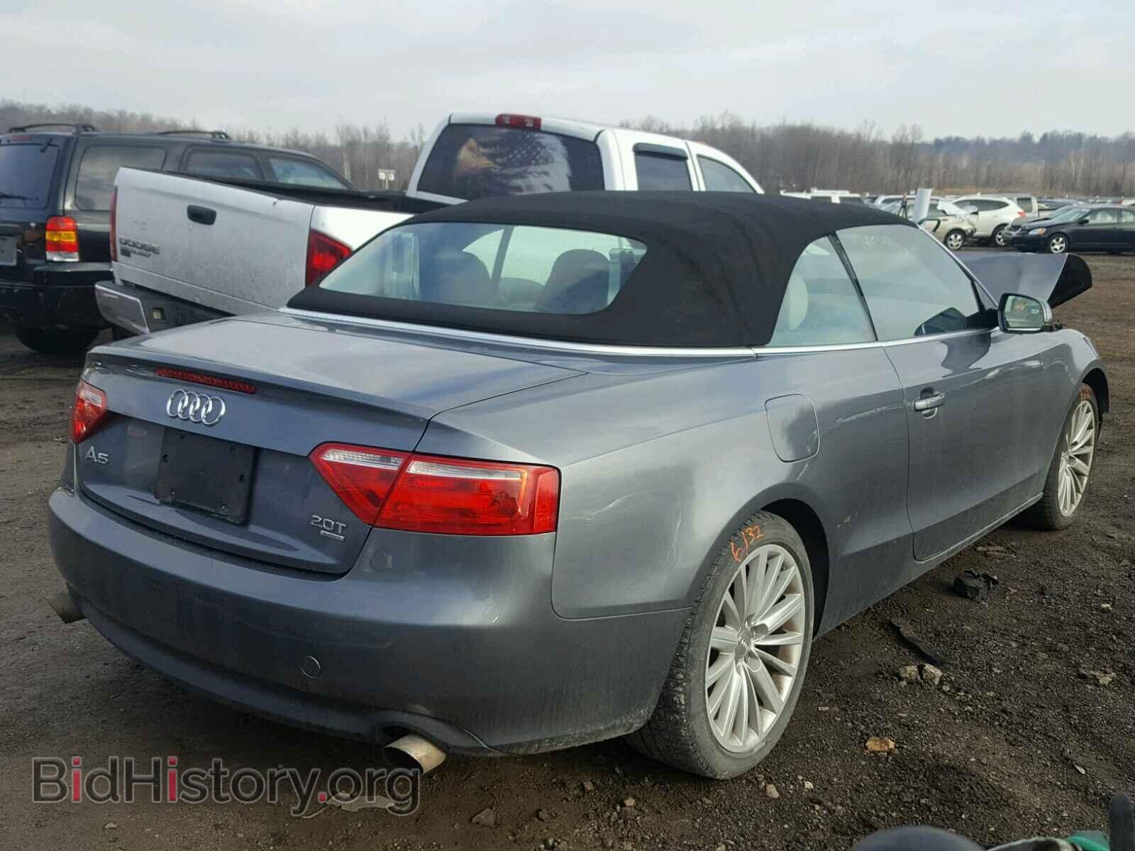 2012 AUDI A5 PREMIUM - VIN: WAUCFAFH4CN001106 - Фото 4