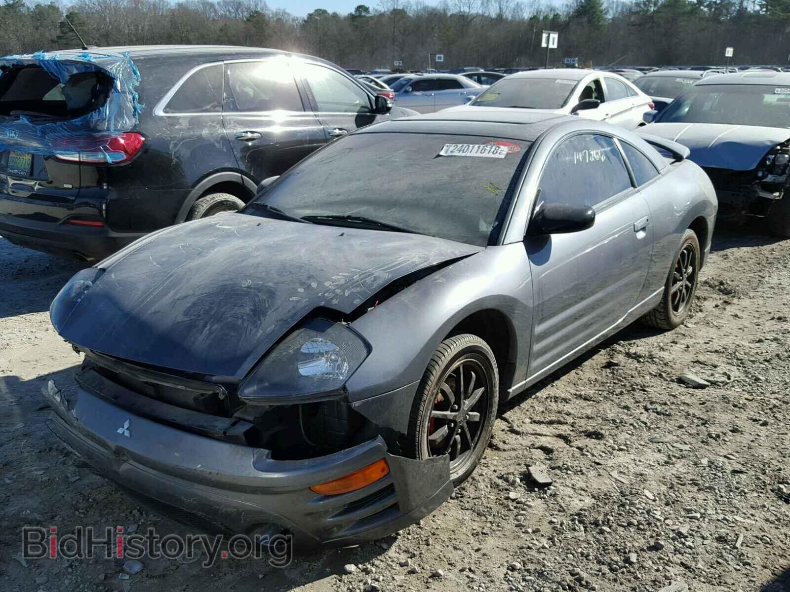 2002 MITSUBISHI ECLIPSE - VIN: 4A3AC44G22E099000 - Фото 2