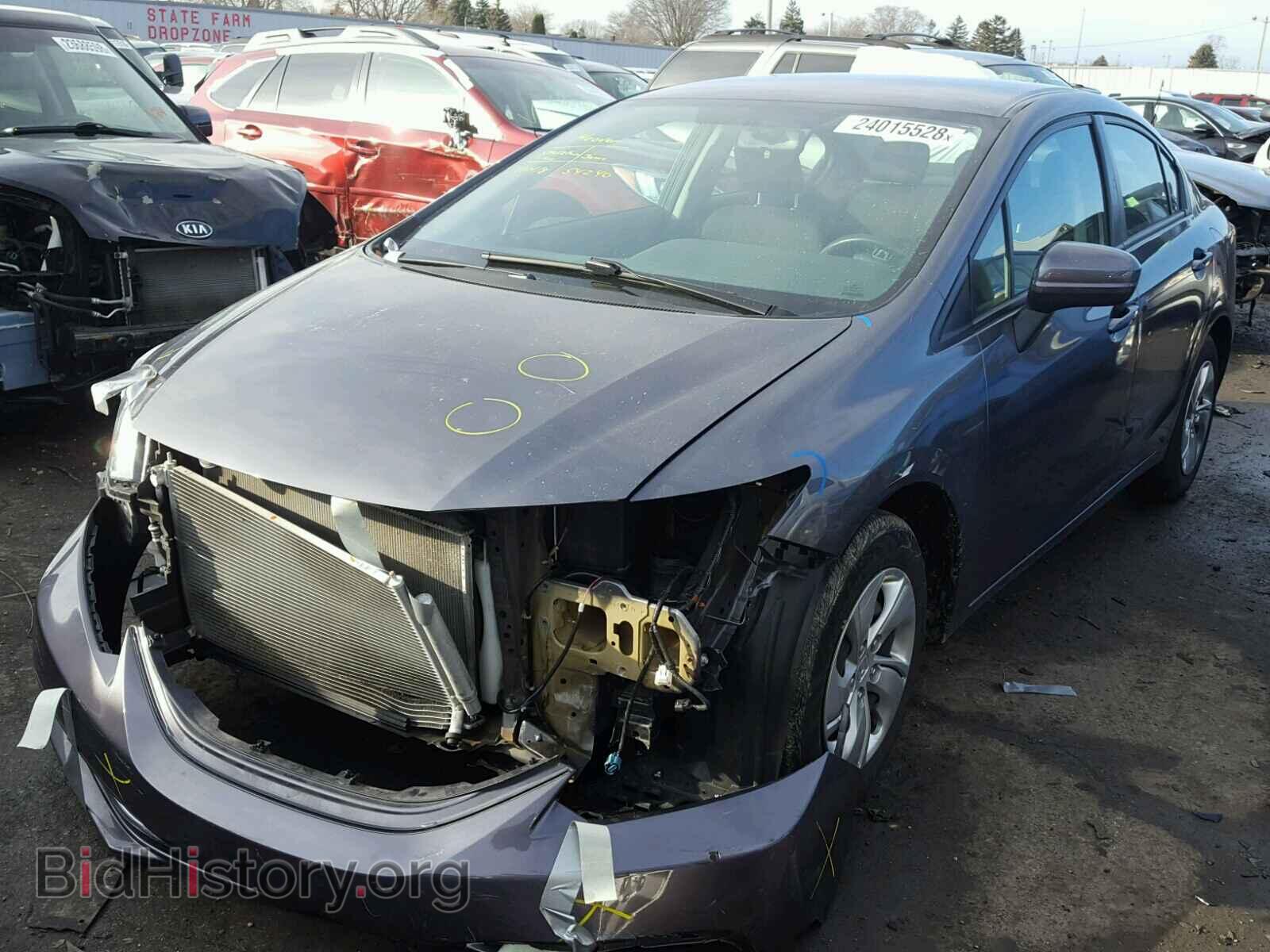 2014 HONDA CIVIC - VIN: 2HGFB2F59EH552992 - Фото 2