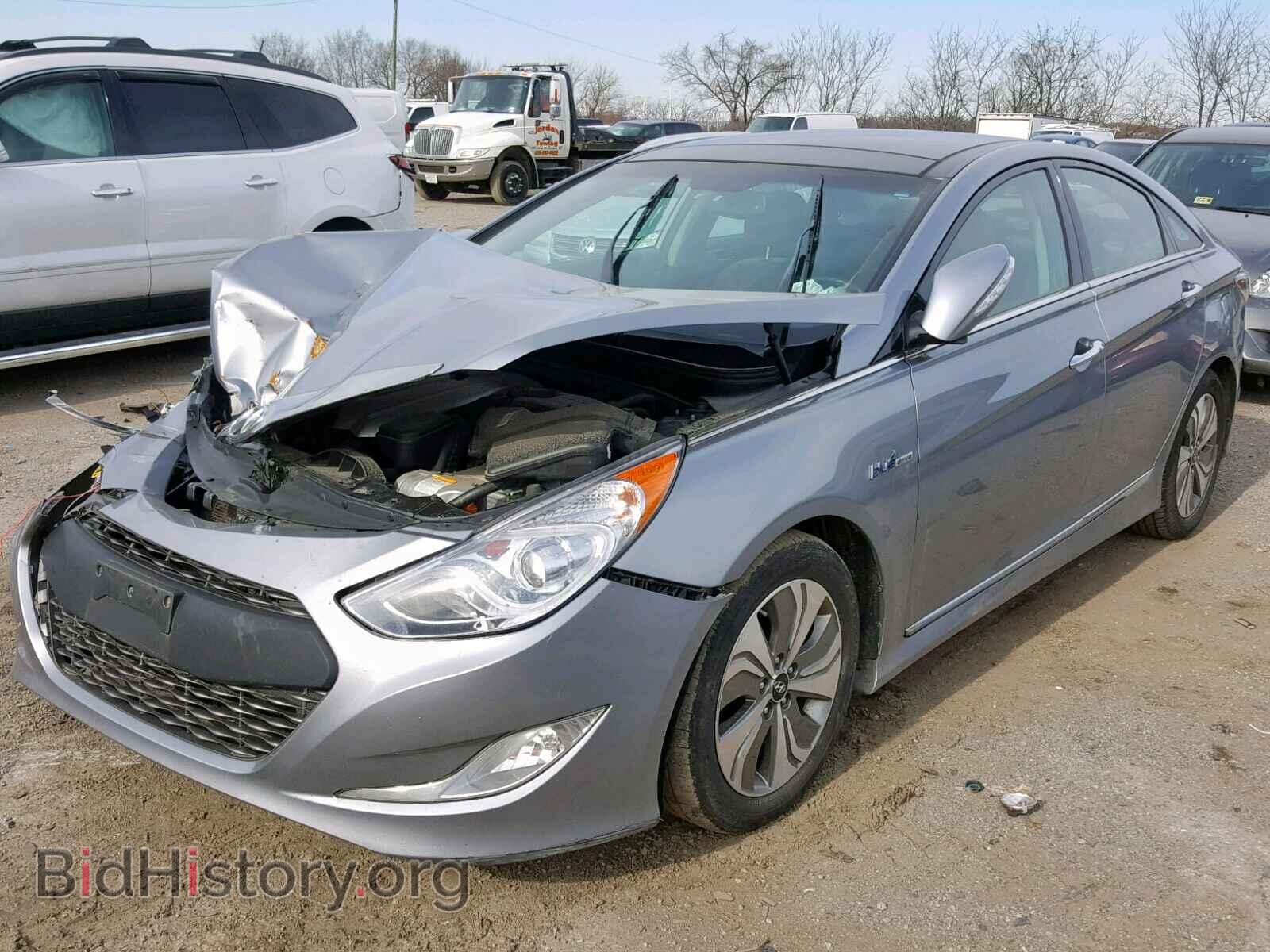 2014 HYUNDAI SONATA - VIN: KMHEC4A41EA112969 - Фото 2