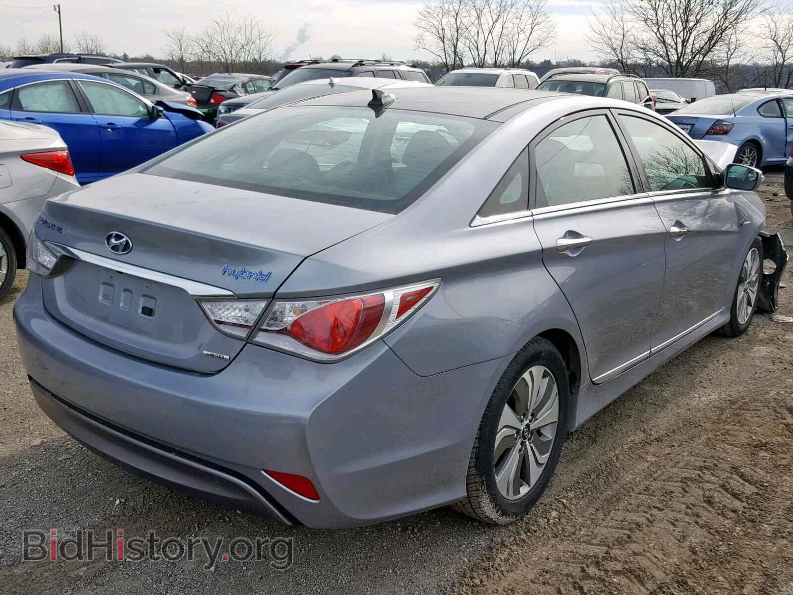 2014 HYUNDAI SONATA - VIN: KMHEC4A41EA112969 - Фото 4