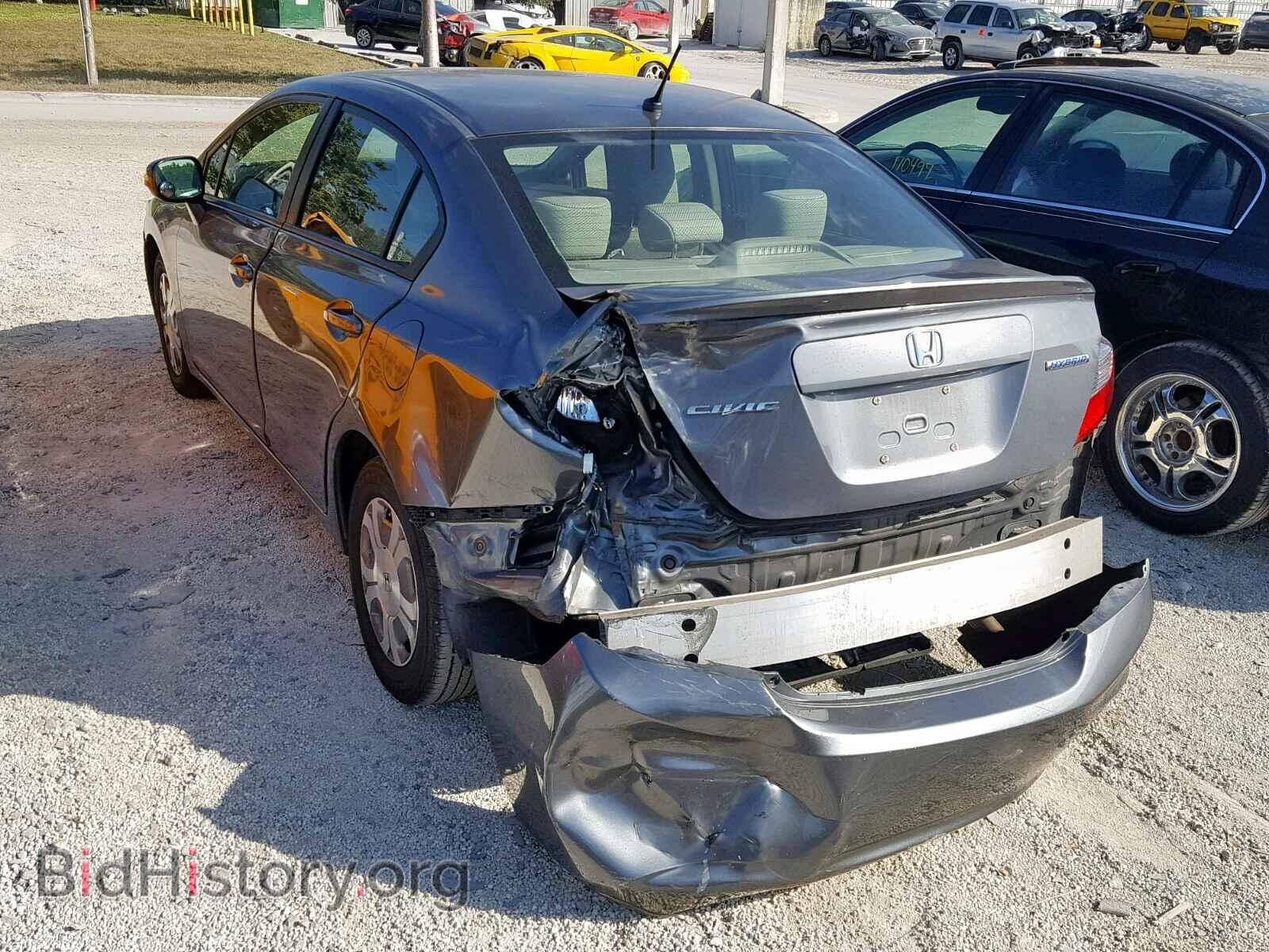 2012 HONDA CIVIC - VIN: JHMFB4F24CS005049 - Фото 3