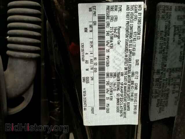 2012 FORD FOCUS - VIN: 1FAHP3F22CL475876 - Photo 10
