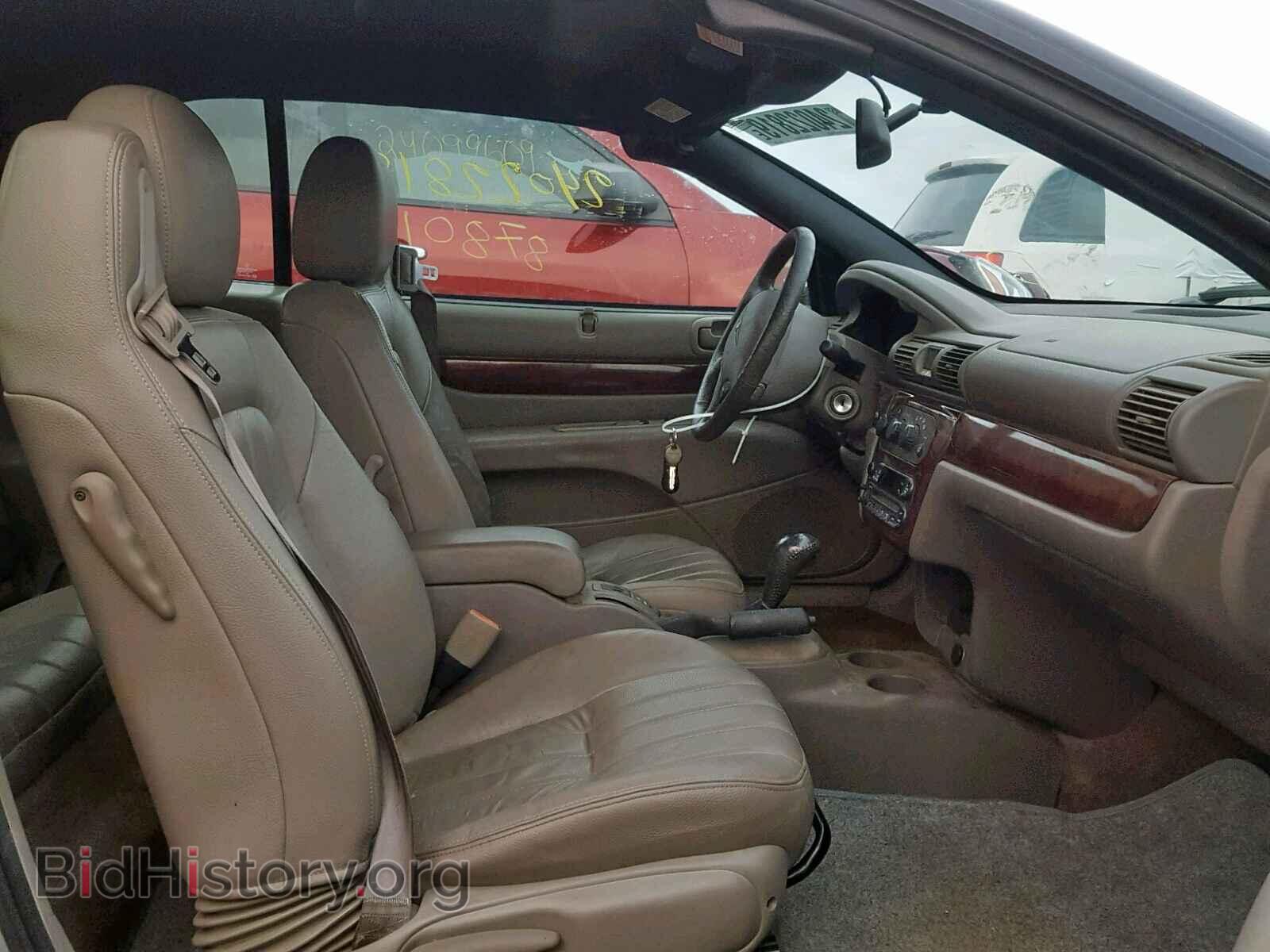 2002 CHRYSLER SEBRING - VIN: 1C3EL55R22N338656 - Фото 5