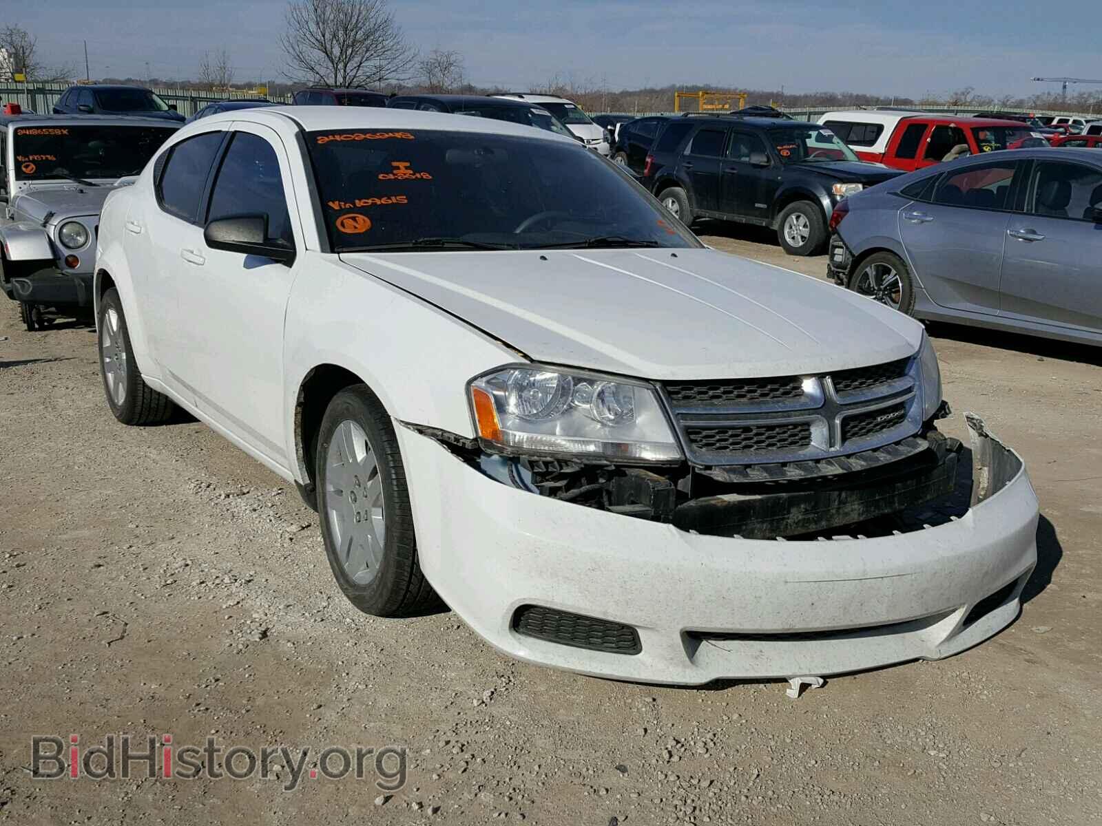 Photo 1C3CDZAB8CN109615 - DODGE AVENGER 2012