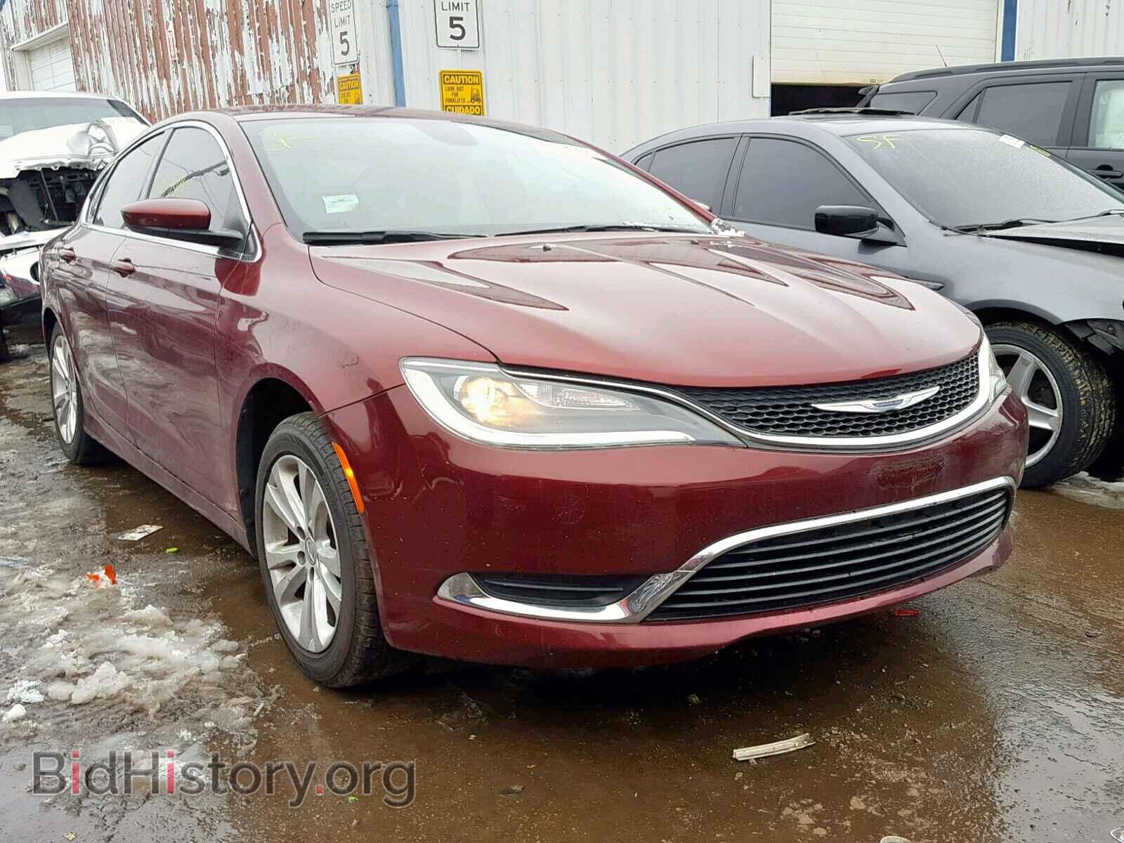 Фотография 1C3CCCAB3FN670194 - CHRYSLER 200 2015