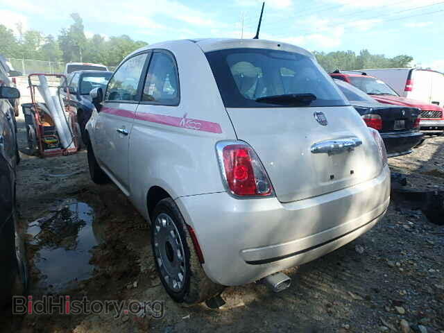 2012 FIAT 500 - VIN: 3C3CFFAR4CT190649 - Фото 3