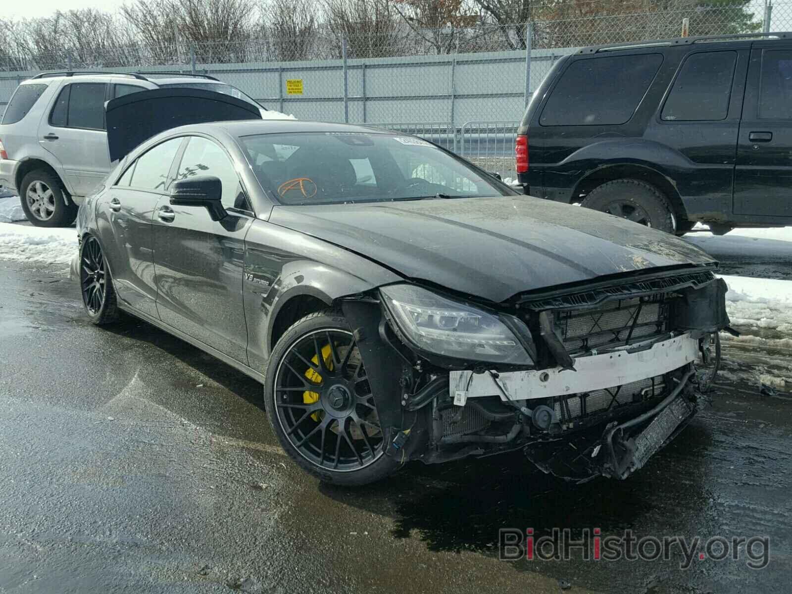 Мерседес CLS 63 AMG разбитый