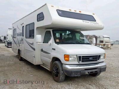 2006 Ford ECONOLINE, white — VIN 1FDXE45S76HB32633, Copart