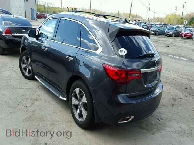 2014 ACURA MDX - VIN: 5FRYD4H21EB009396 - Фото 3