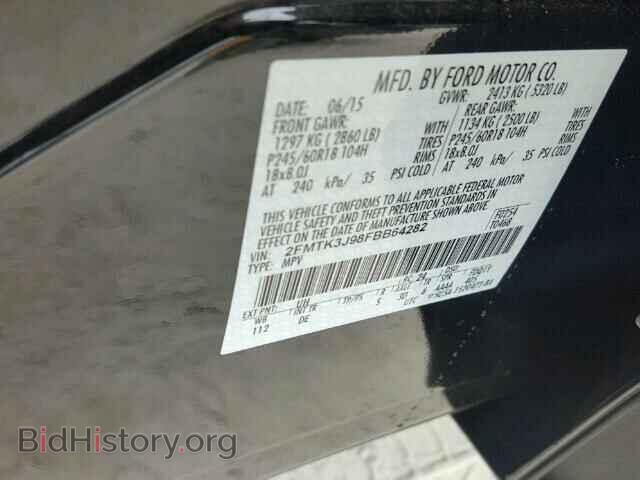 2015 FORD EDGE - VIN: 2FMTK3J98FBB64282 - Photo 10