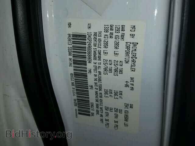 2006 DODGE CARAVAN - VIN: 1D4GP24R66B680694 - Фото 10