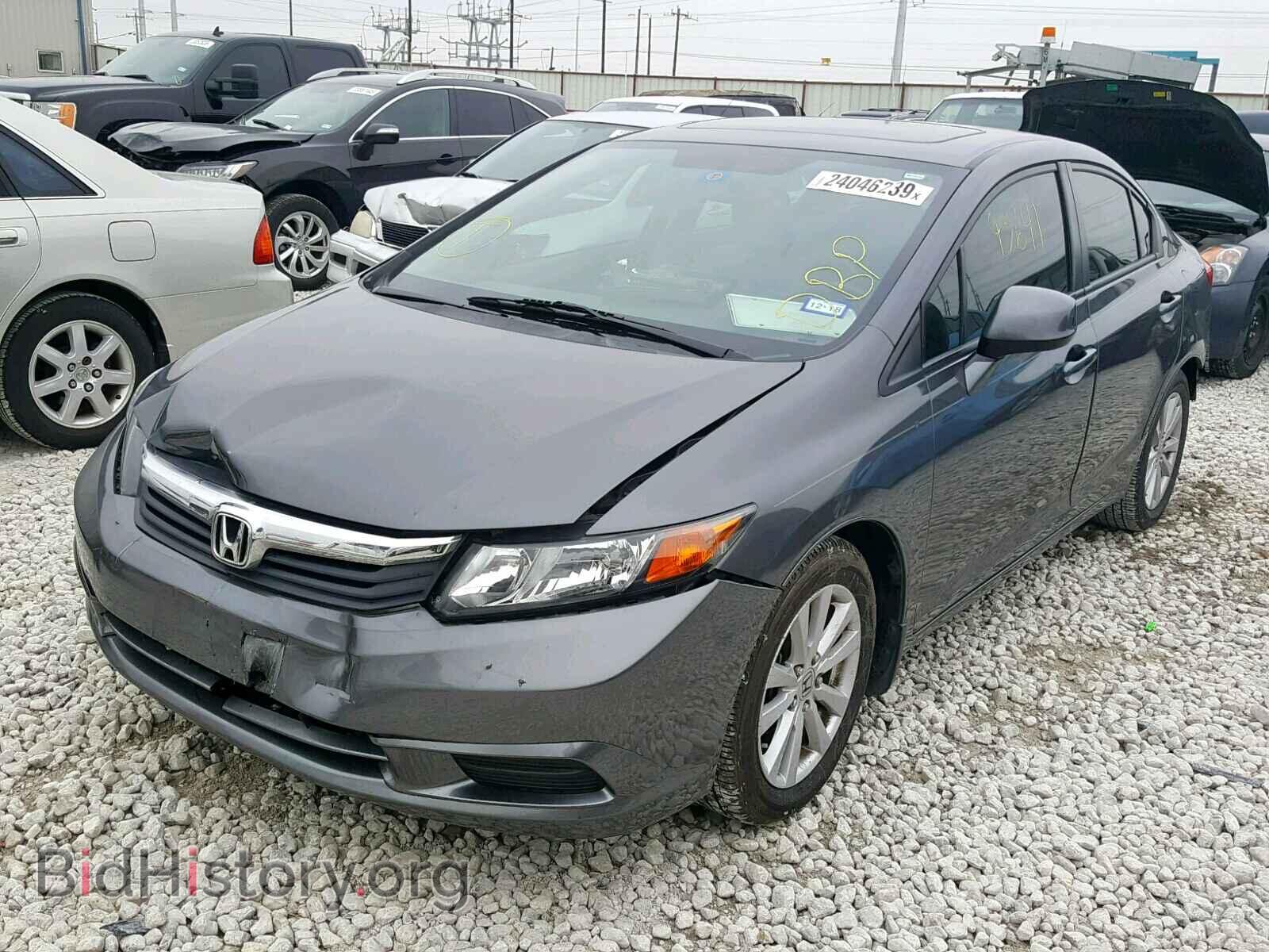2012 HONDA CIVIC - VIN: 2HGFB2F90CH554016 - Фото 2