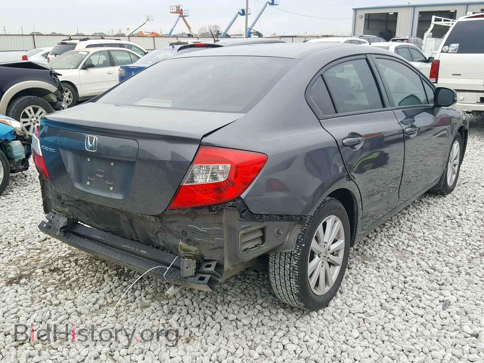 2012 HONDA CIVIC - VIN: 2HGFB2F90CH554016 - Фото 4