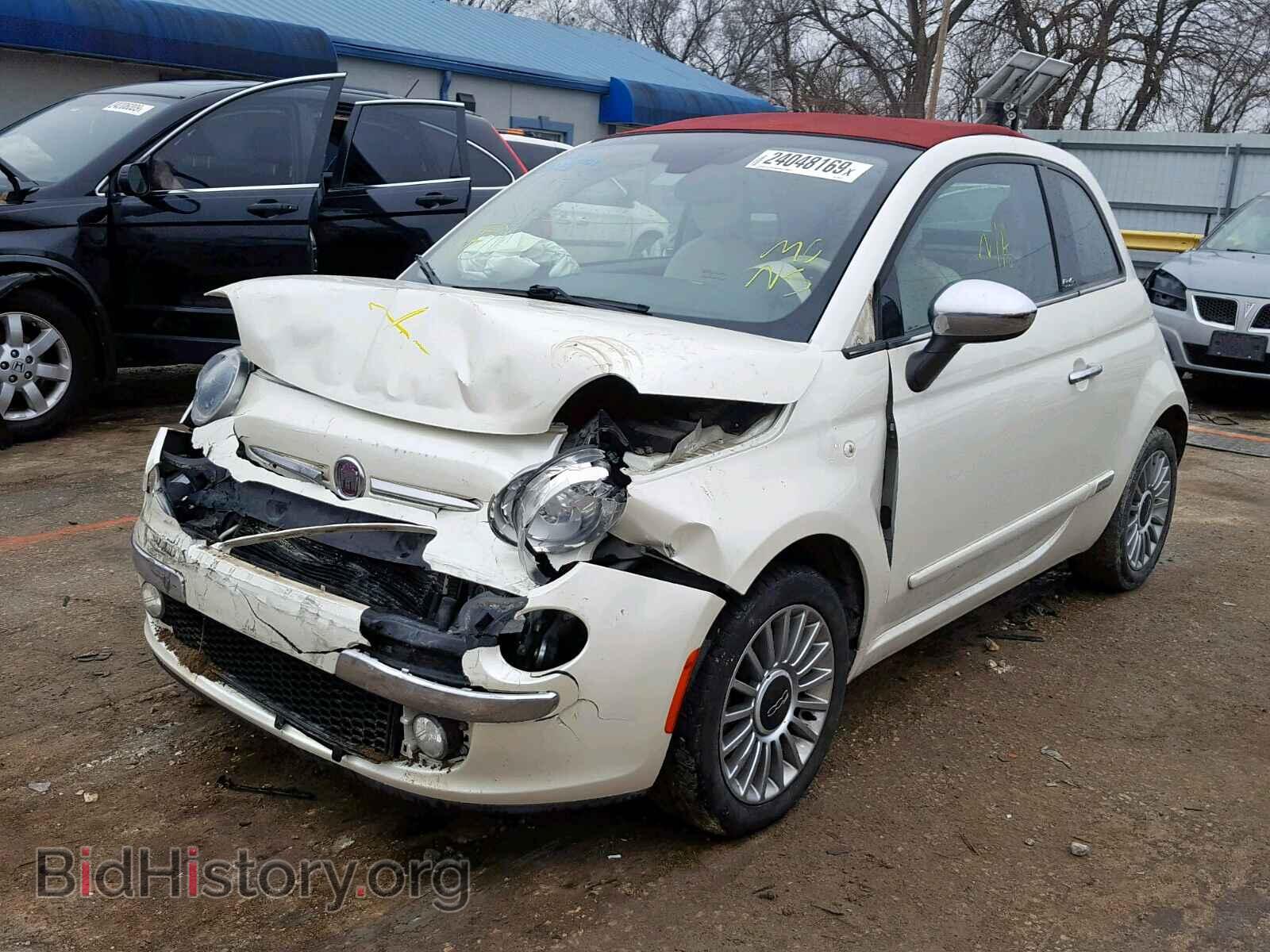 2012 FIAT 500 - VIN: 3C3CFFER8CT360912 - Фото 2