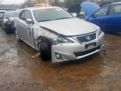 2011 Lexus IS IS 350, серебристый — VIN JTHCE5C28B5000258, Copart