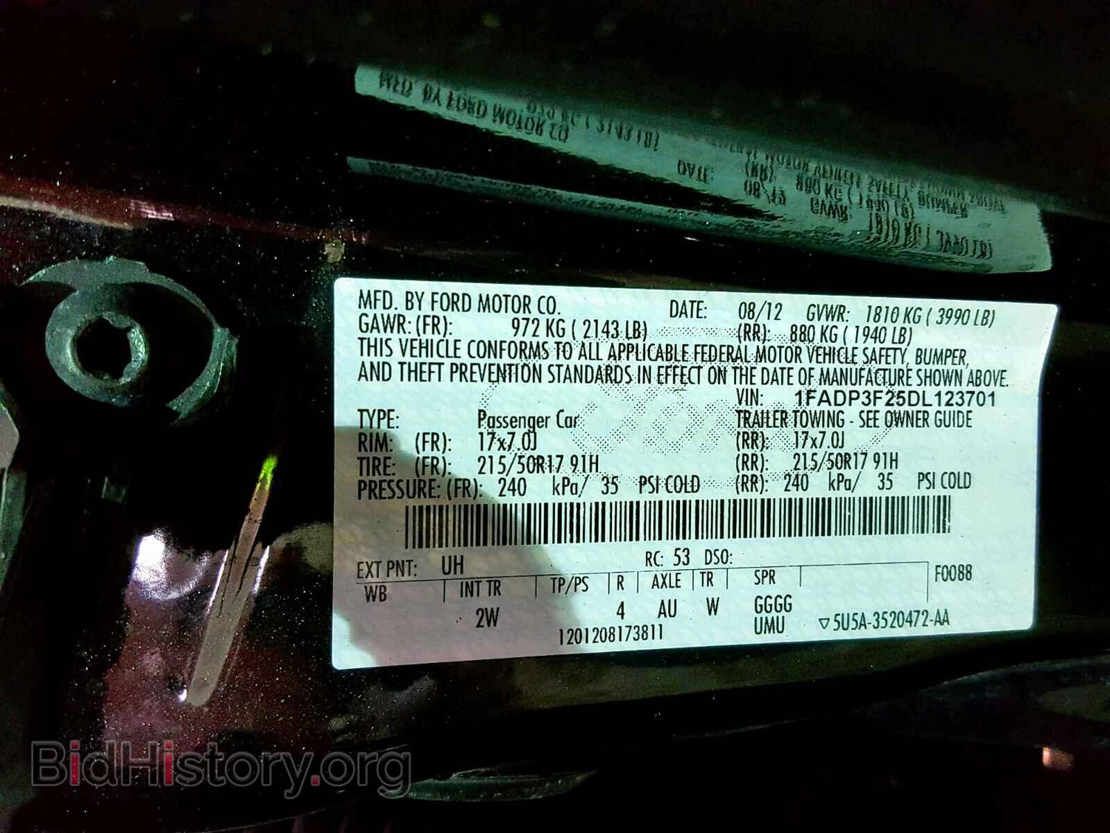 2013 FORD FOCUS SE - VIN: 1FADP3F25DL123701 - Photo 10