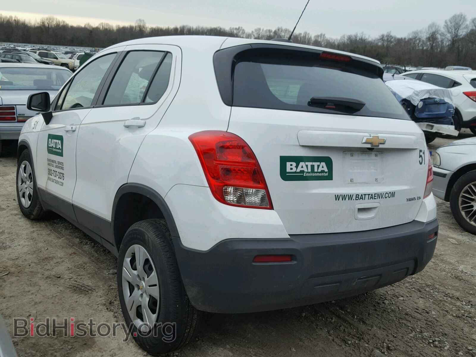 2016 CHEVROLET TRAX - VIN: 3GNCJKSB1GL260044 - Фото 3