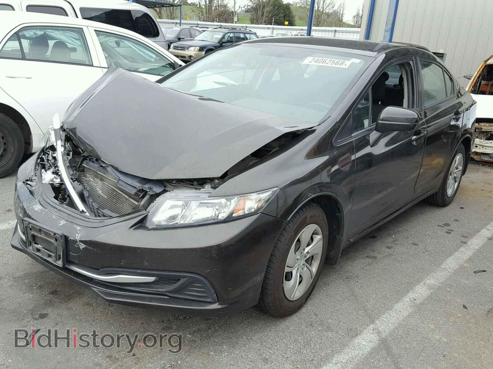 2014 HONDA CIVIC - VIN: 2HGFB2F59EH523945 - Фото 2