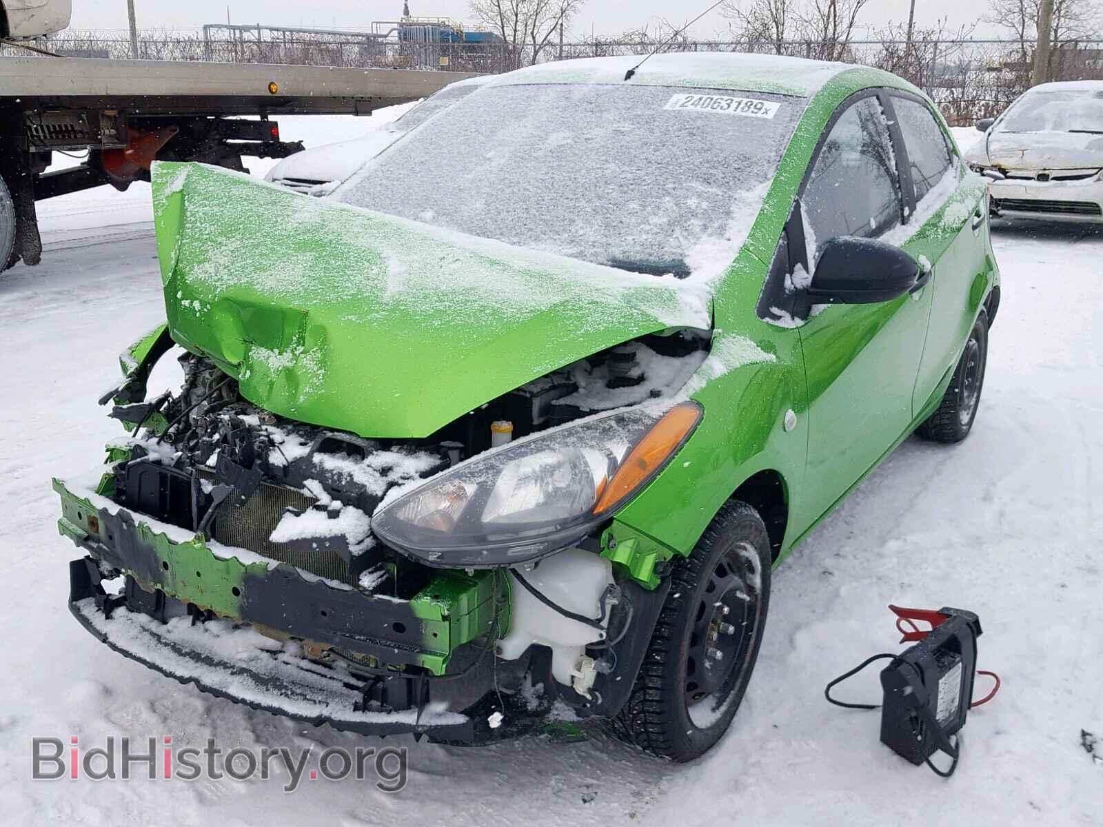 2013 MAZDA 2 - VIN: JM1DE1KY1D0156338 - Фото 2