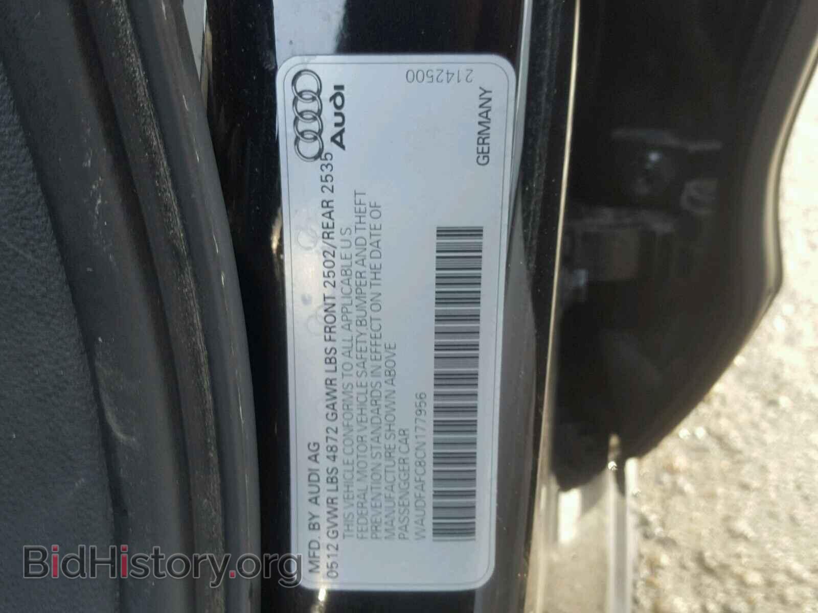 2012 AUDI A6 - VIN: WAUDFAFC8CN177956 - Photo 10